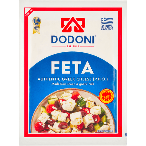 Foto van DODONI Feta op witte achtergrond
