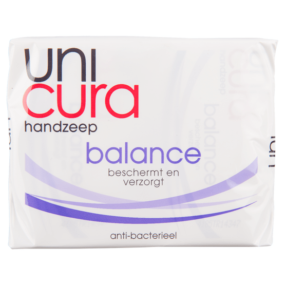Foto van Unicura Zeepblok balance op witte achtergrond