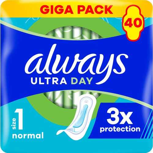 Foto van Always Maandverband ultra day normal op witte achtergrond