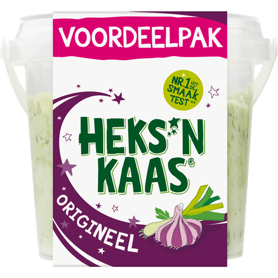 Foto van Heks'nkaas Smeerdip origineel voordeelpak op witte achtergrond