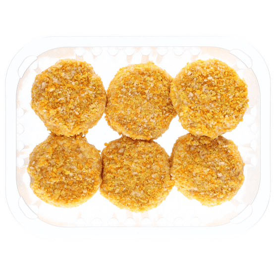 Foto van Van 't Huijs Mini gepaneerde hamburgers 6 st. op witte achtergrond