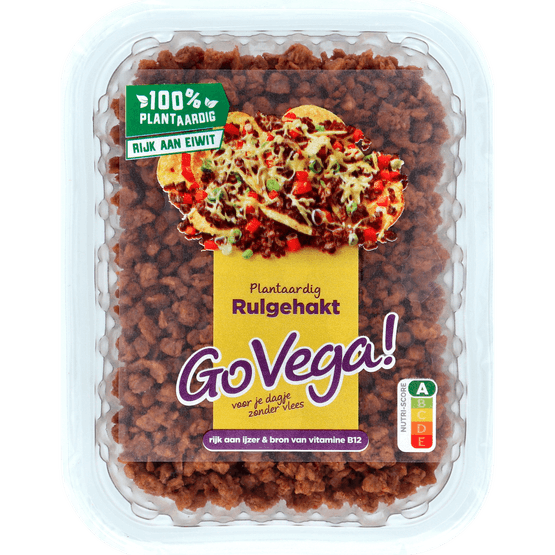 Foto van Go Vega Rulgehakt op witte achtergrond
