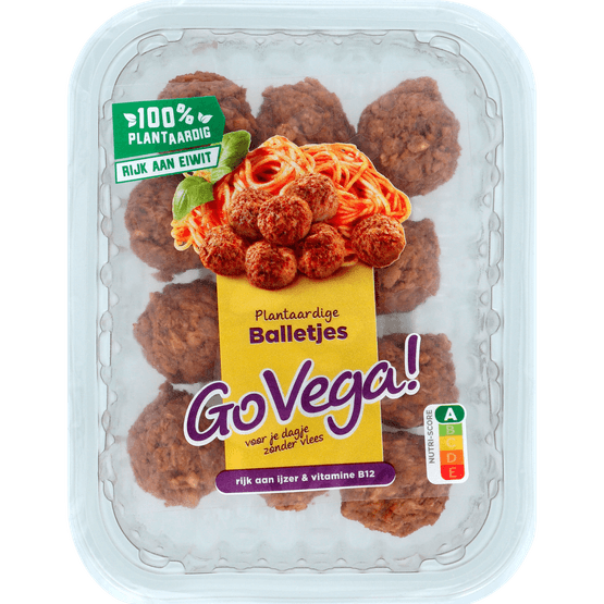 Foto van Go Vega Balletjes op witte achtergrond