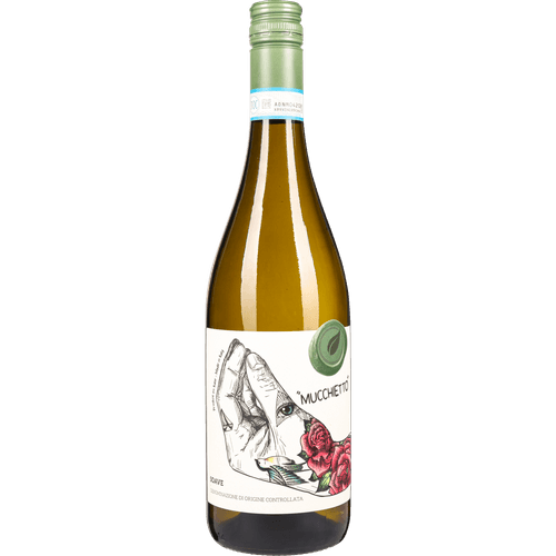 Foto van MUCCHIETTO Soave op witte achtergrond
