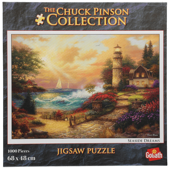 Foto van Goliath Pinson puzzel 1000 stukjes op witte achtergrond