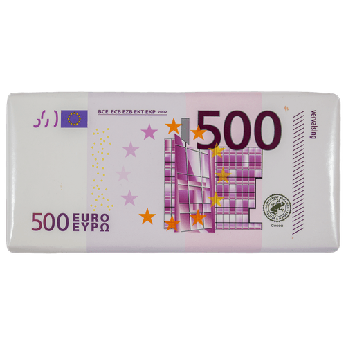 Foto van Confina Melk tablet 500 euro op witte achtergrond