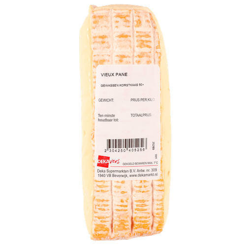 Foto van DekaVers Vieux pane op witte achtergrond