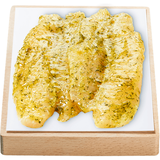 Foto van Pangasiusfilet citroen en knoflook 2 st. op witte achtergrond