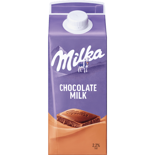 Foto van Milka Chocolademelk op witte achtergrond