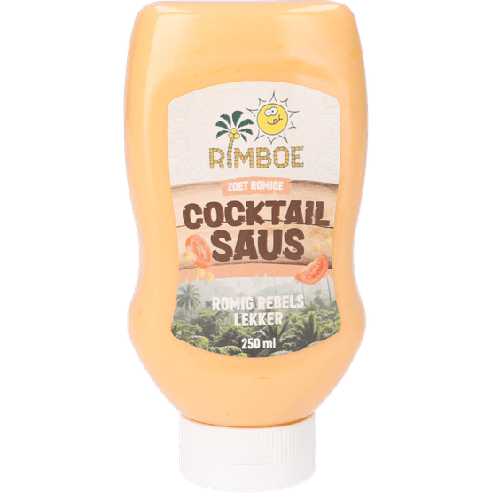 Foto van Rimboesauzen Cocktailsaus op witte achtergrond