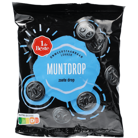 Foto van 1 de Beste Muntdrop op witte achtergrond