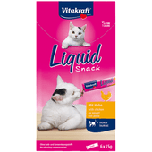 Vitakraft Kattensnacks cat-liquid kip 6 stuks