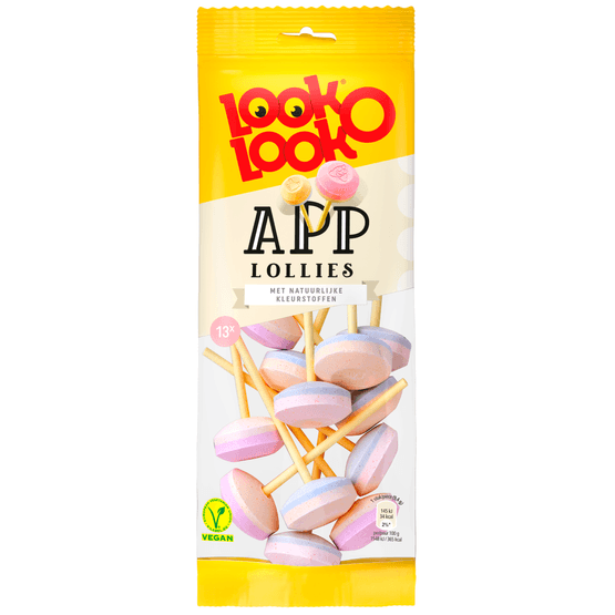 Foto van Look O Look App lollies op witte achtergrond