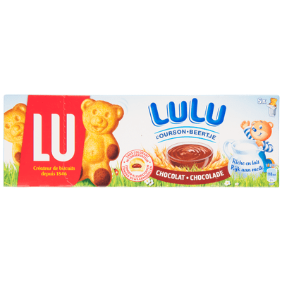 Lu Lulu beertje chocolade 5 stuks