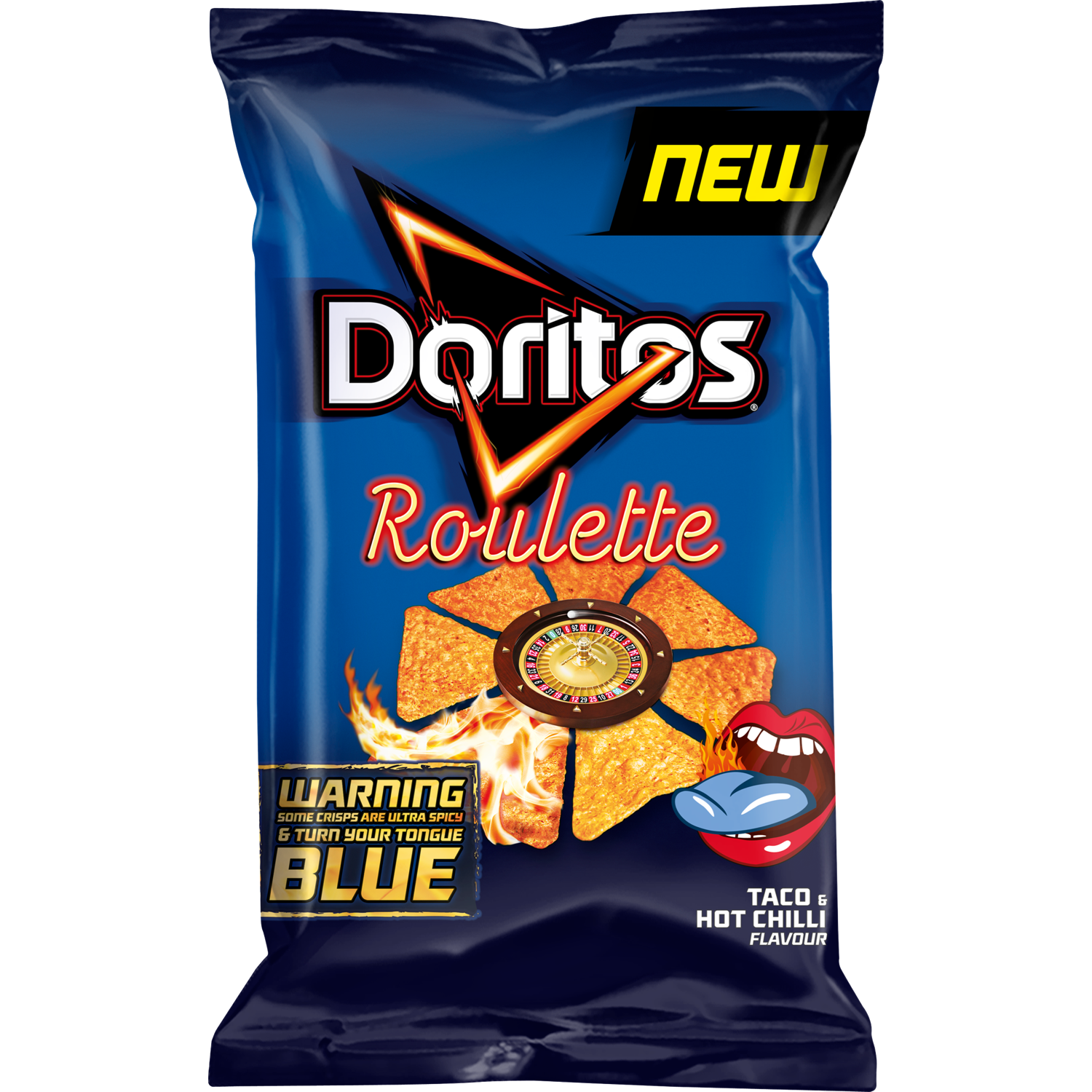 Doritos Tortilla chips roulette blue tongue DekaMarkt