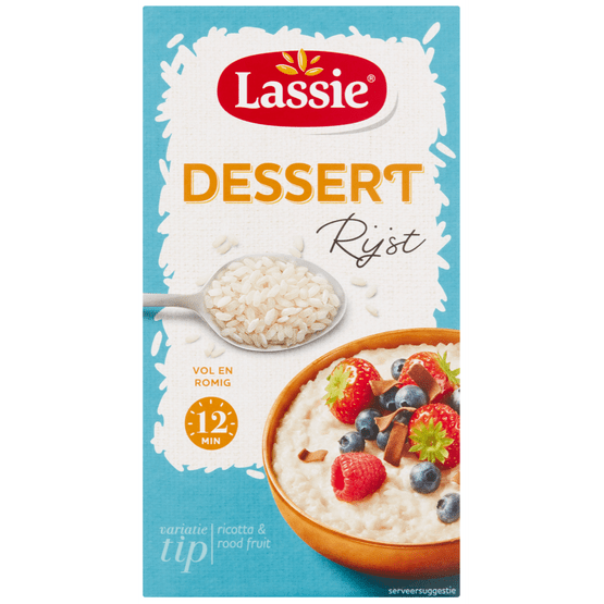Foto van Lassie Dessertrijst op witte achtergrond