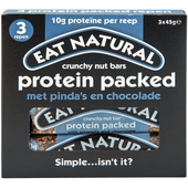 Eat Natural Protein packed met pinda's en chocolade 3 stuks