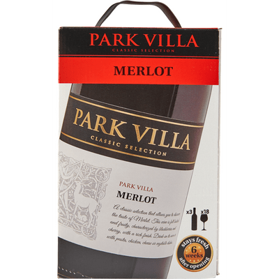 Park Villa Merlot bag in box