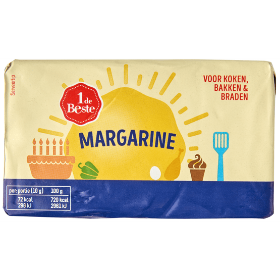 Foto van 1 de Beste Margarine op witte achtergrond