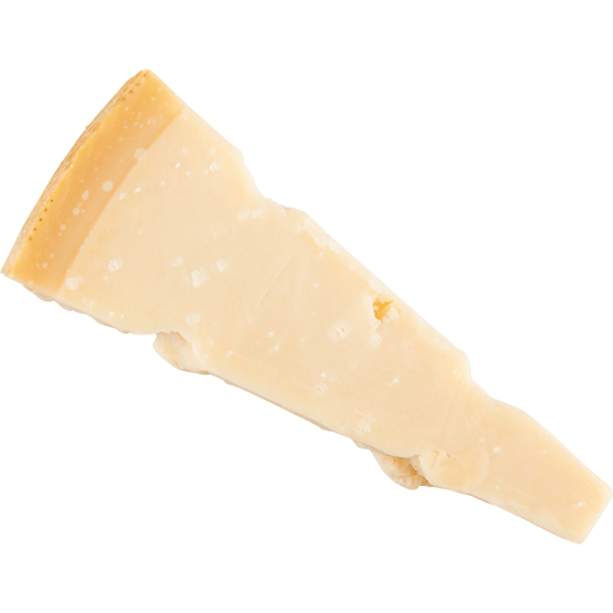 Foto van Pure Ambacht Parmigiano reggiano op witte achtergrond