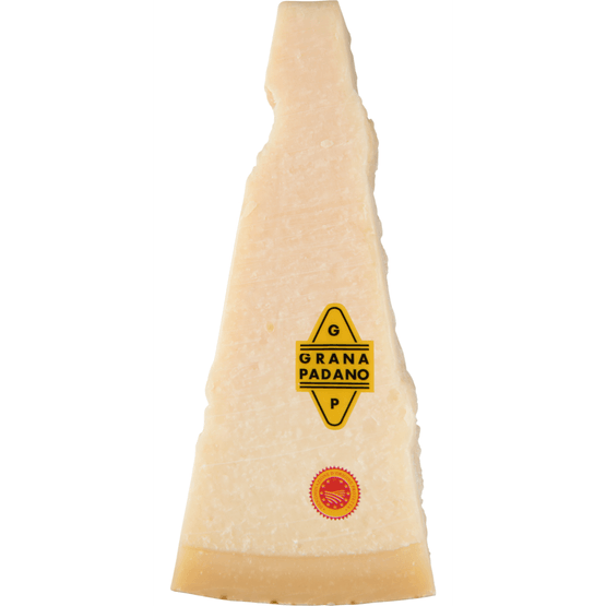 Foto van Pure Ambacht Grana padano op witte achtergrond