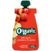 Organix Just apple, strawberry & quinoa 