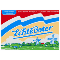 ECHTE Roomboter goudwikkel ongezouten