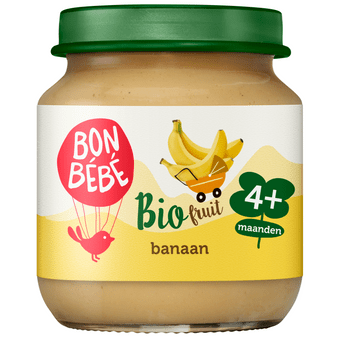 Bonbébé Biofruit 4+ maanden banaan