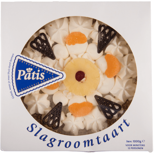 Patis Slagroomtaart Dirk Patis Slagroomtaart Dirk