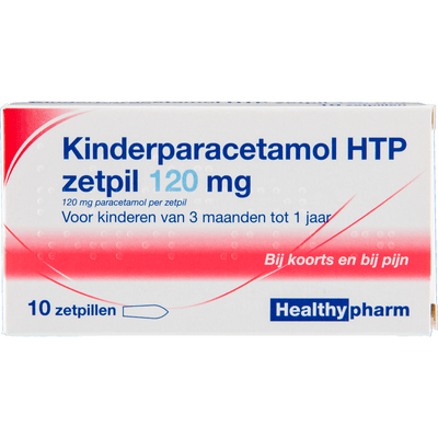 Healthypharm Paracetamol zetpil 120 mg