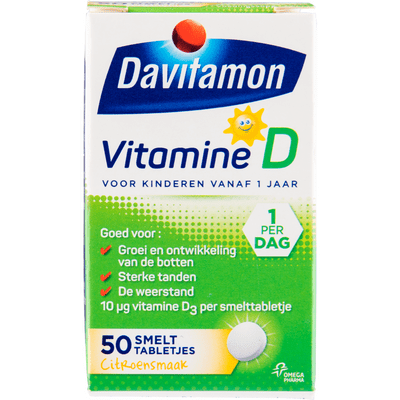 Davitamon Vitamine D smelttabletten kinderen