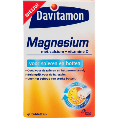 Davitamon Magnesium tabletten voor spieren en botten
