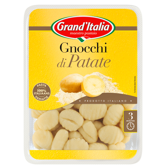 Foto van Grand'Italia Gnocchi di patate op witte achtergrond