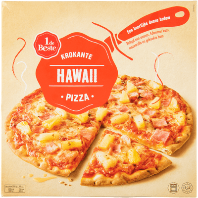 1 de Beste Krokante pizza Hawaii