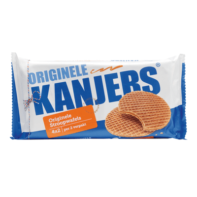 Kanjers Stroopwafels 4 x 2 stuks