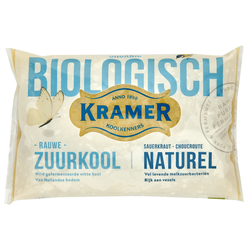 Foto van Kramer Zuurkool naturel op witte achtergrond