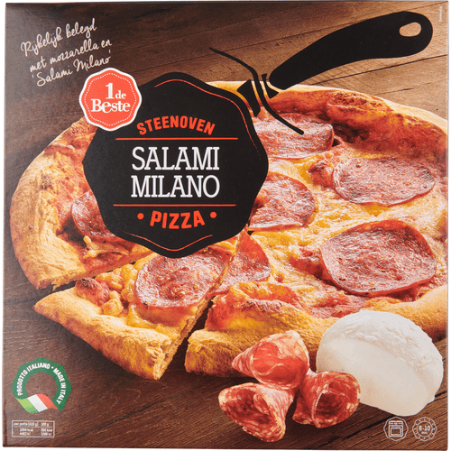 1 De Beste Steenoven Pizza Salami Milano Dirk