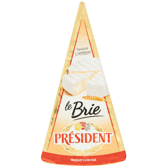 Foto van President Brie 60+ op witte achtergrond