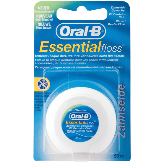 Foto van Oral-B Flossdraad essential op witte achtergrond