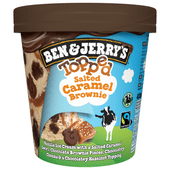 Ben & Jerry's Topped salted caramel brownie