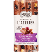 Nestlé Chocoladereep l atelier melk-rozijn-hazelnoot