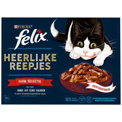 Felix Selectie heerlijke reepjes farm 12 pack