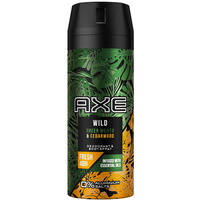 AXE Deo-bodyspray men wild mojito & cedarwood