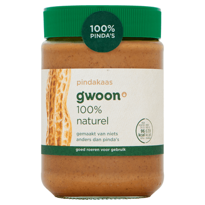 G'woon Pindakaas 100%