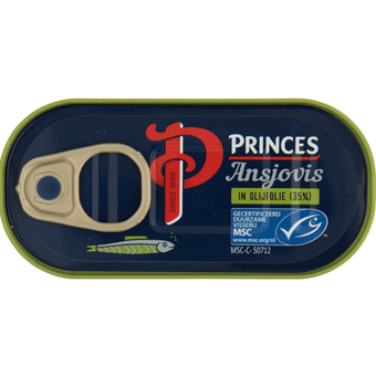 Princes Ansjovis filet in olijfolie