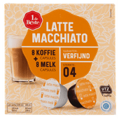 1 de Beste Koffiecups latte macchiato sterkte 4