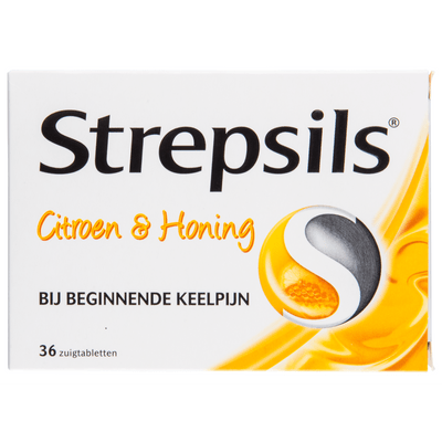Strepsils Citroen & honing zuigtabletten