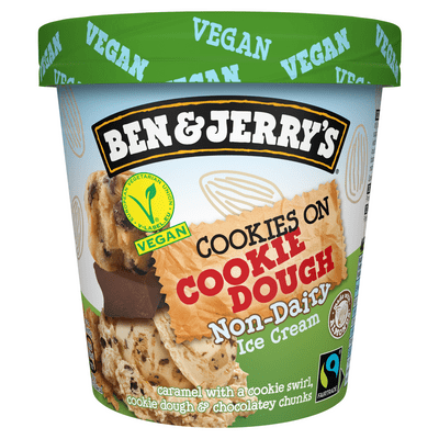 Ben & Jerry's Cookies on cookie dough non dairy