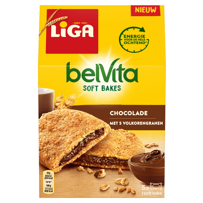 Liga Belvita soft chocolade filled