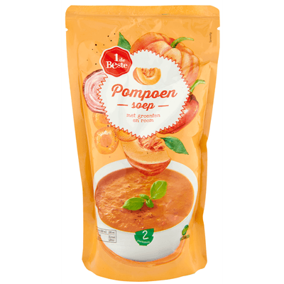 1 de Beste Soep in zak pompoen